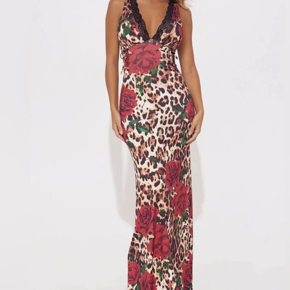 Karmina Leopard Maxi Dress - Leopard 🌹